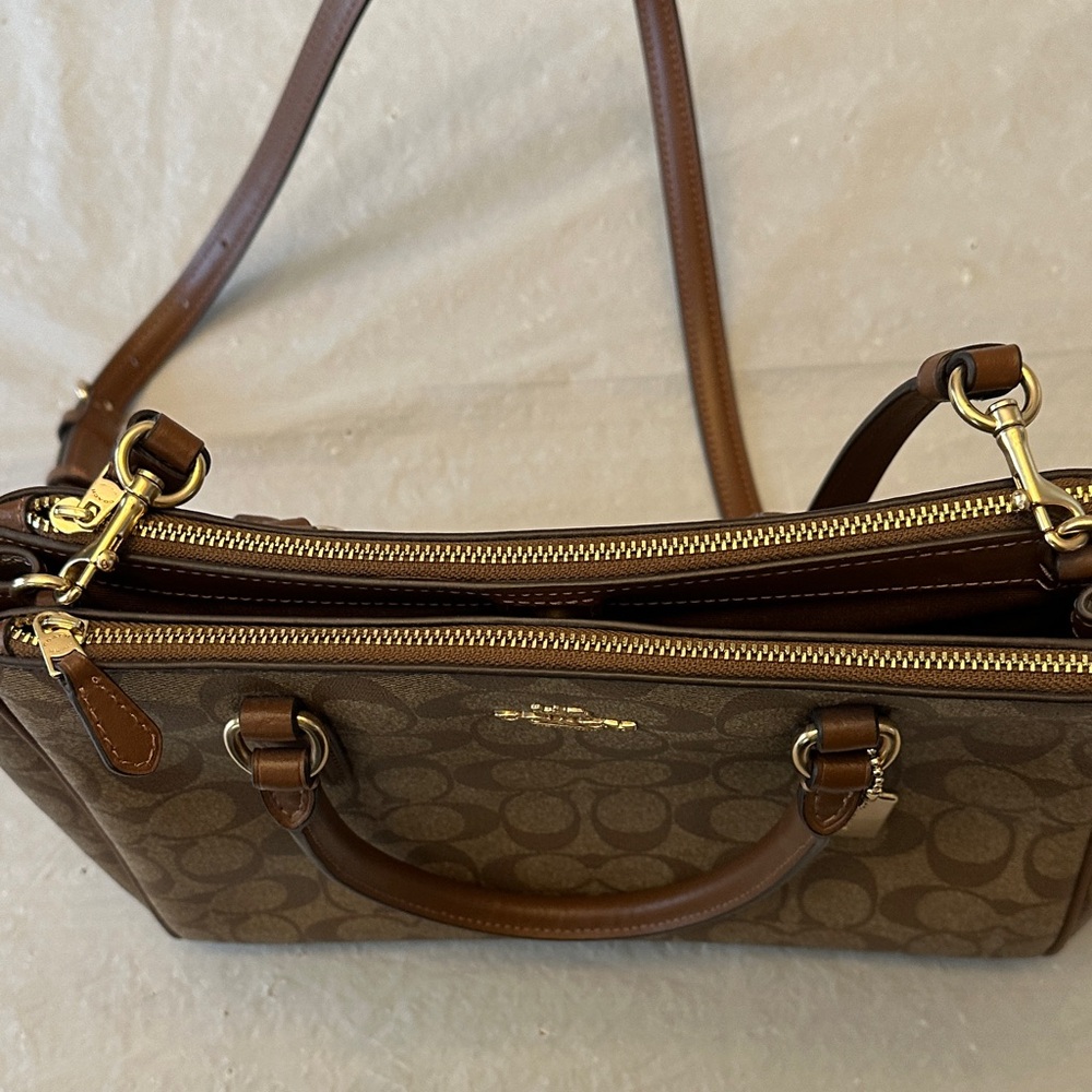 Coach Signature Margo Carryall Satchel - Picture 5 of 8